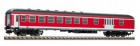 5649 Fleischmann Local Passenger car in traffic red livery 2nd class with luggage compartment type BDms 2730